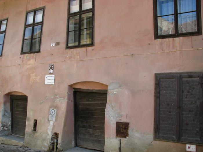Casa Jakody - Str. Zidul Cetăţii 3, municipiul SIGHISOARA, judetul Mures