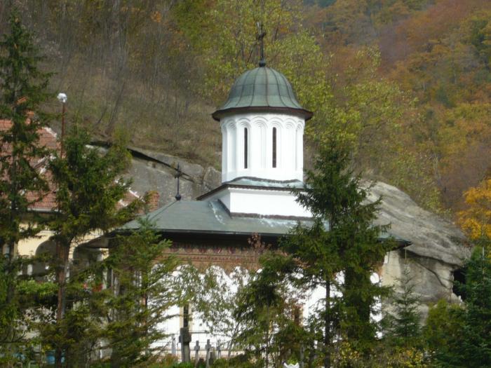 Manastirea Turnu - Str. Basarab, Neagoe 155 La 600 m faţă de staţia C.F.R. Turnu, localitate componenta PAUSA; oras CALIMANESTI, judetul Valcea